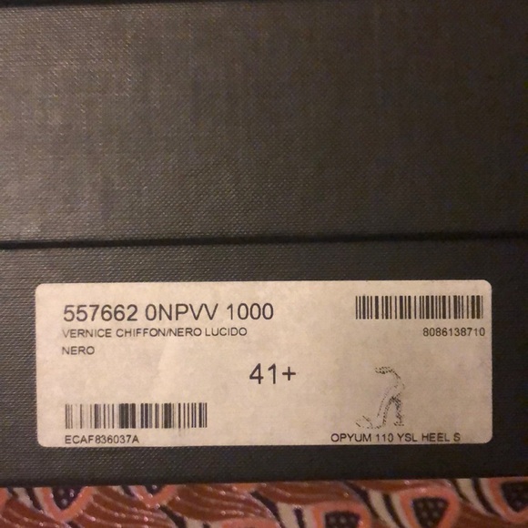 YSL OPYUM SANDAL HEELS (AUTHENTICITY PHOTOS) - Picture 3 of 7